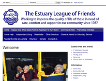 Tablet Screenshot of estuary-league-of-friends.co.uk